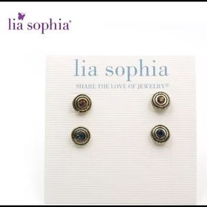 2 New Pair Lia Sophia Earrings